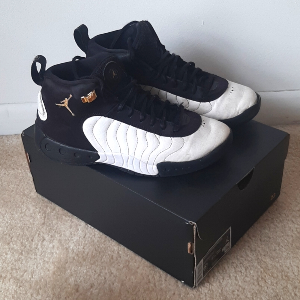 Jordan Jumpman Pro sneakers 6.5Y Black, white and gold